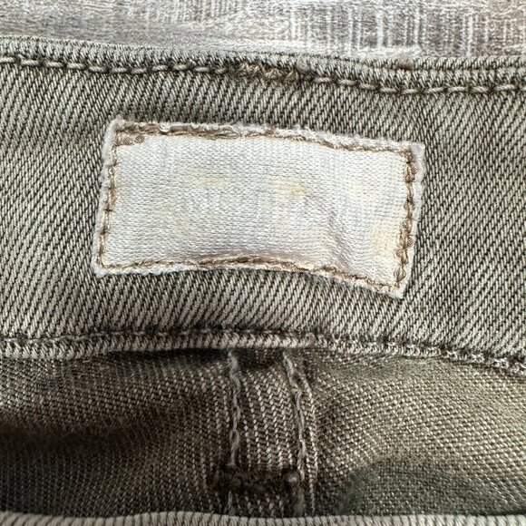 Mother Women's Size 26 x 29" The Looker Pop Skinny Jeans Green/Gray Low Rise - Picture 11 of 14